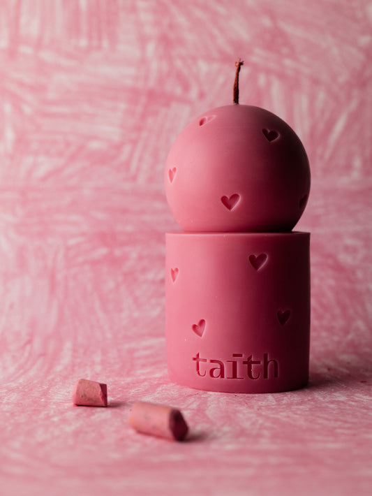Heart Lulu Candle