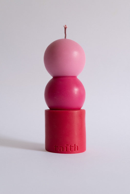 Lilu Candle Multi Pink