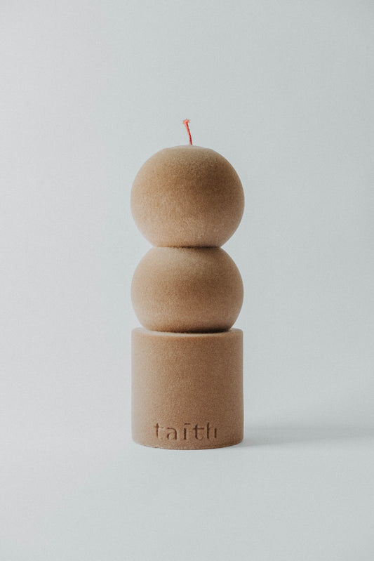 Lilu Candle Biege Velvet Edition