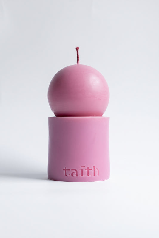 Lulu Candle pink