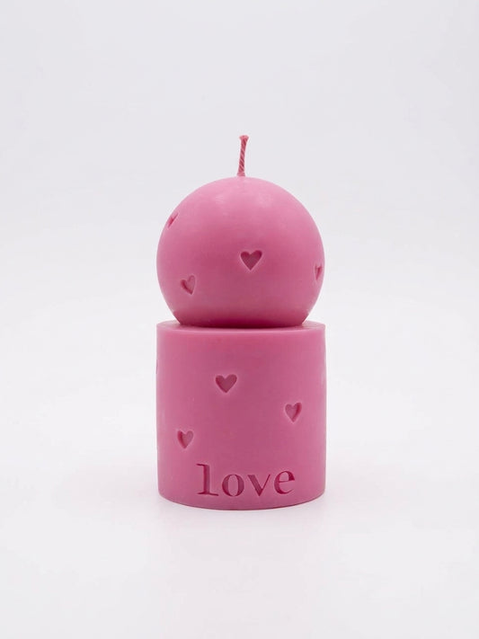 Heart Lulu Candle