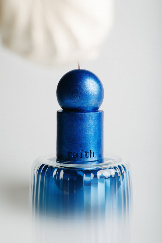 Silver Blue Lulu Candle Limited Edition