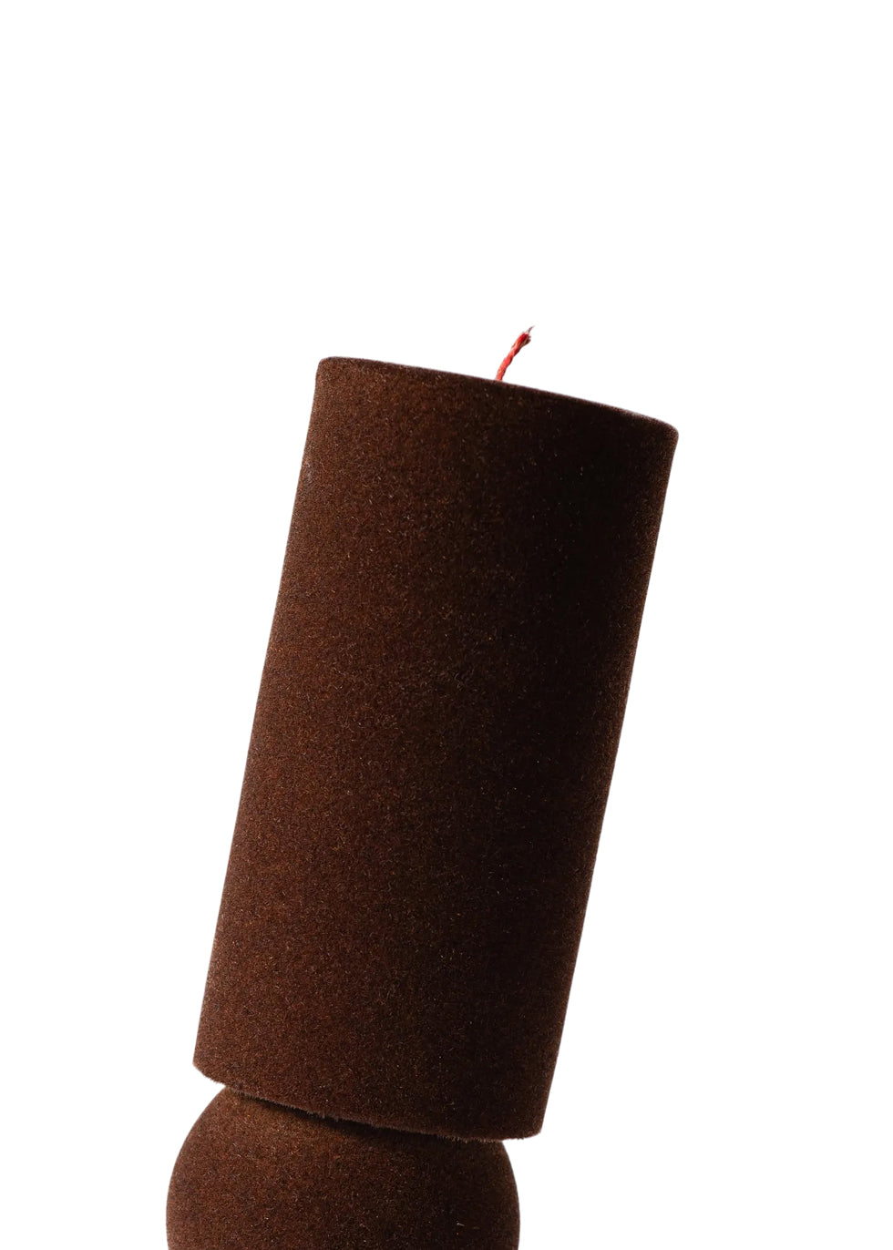 Ninu Brown Velvet Candle