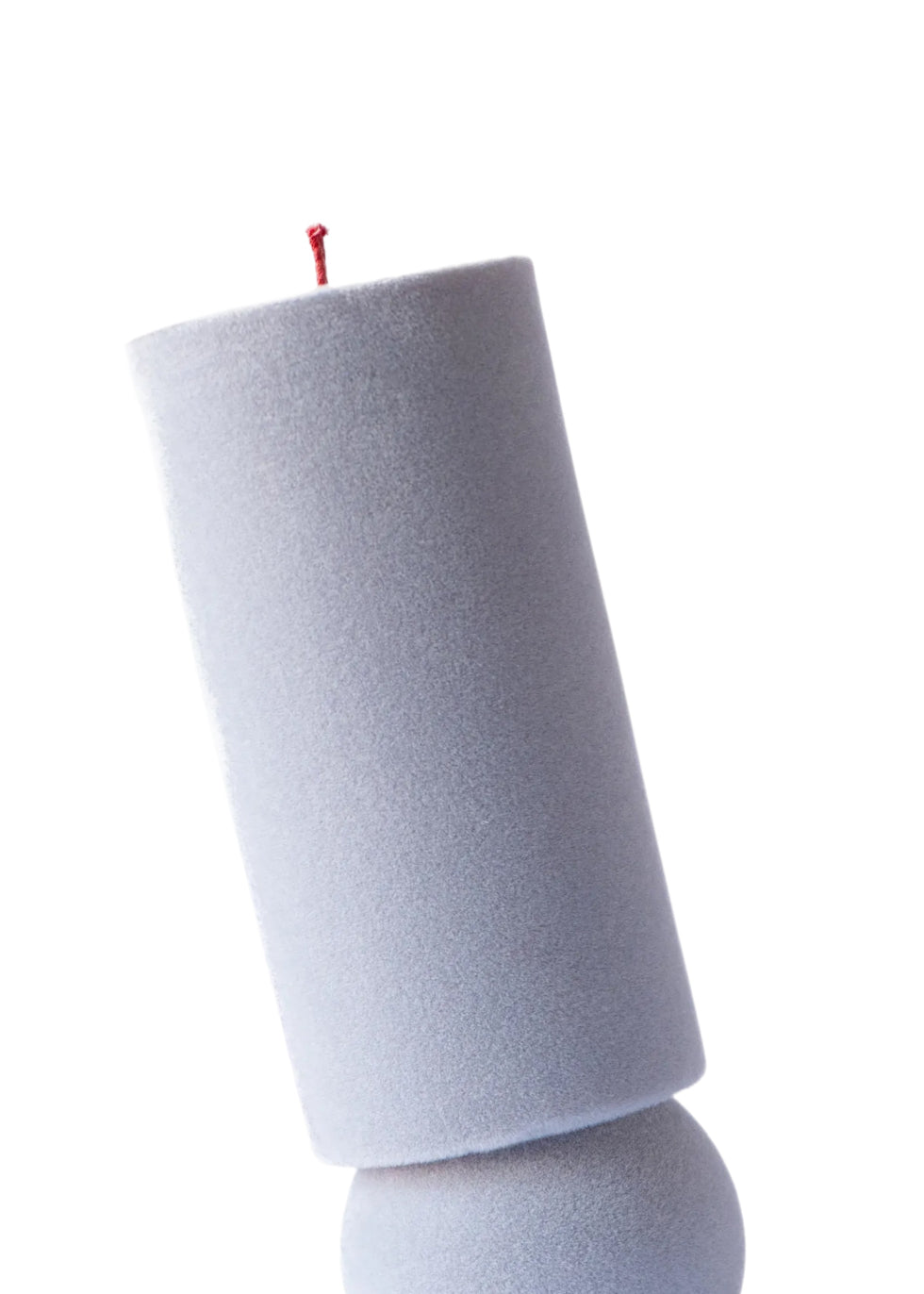 Ninu Grey Velvet Candle